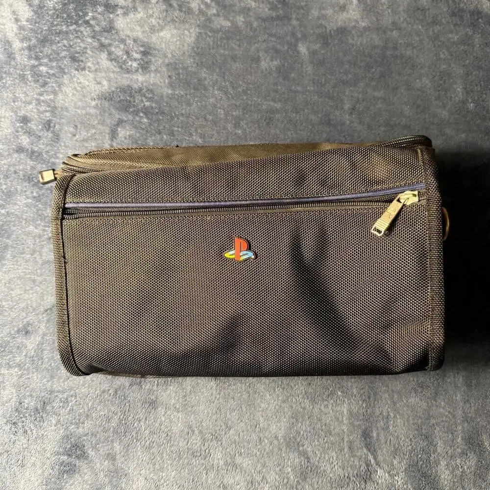 Vintage Sony PlayStation Official Console Carrying Case Messenger Bag